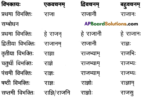 AP Inter 2nd Year Sanskrit Grammar शब्दरूपाणि 5