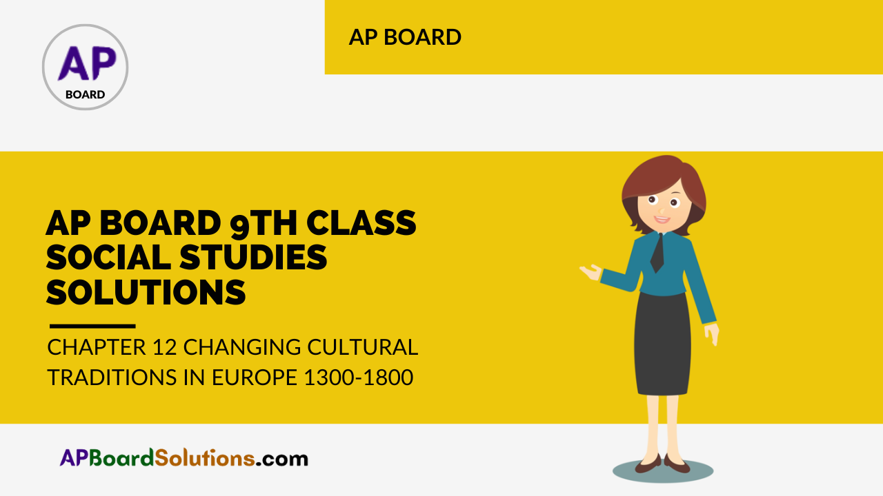 Chapter 12 Changing Cultural Traditions in Europe 1300-1800