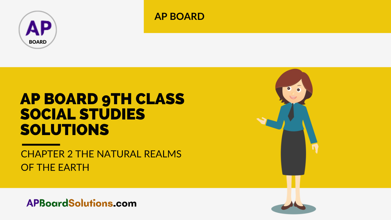 AP Board 9th Class Social Studies Solutions Chapter 2 The Natural Realms of the Earth
