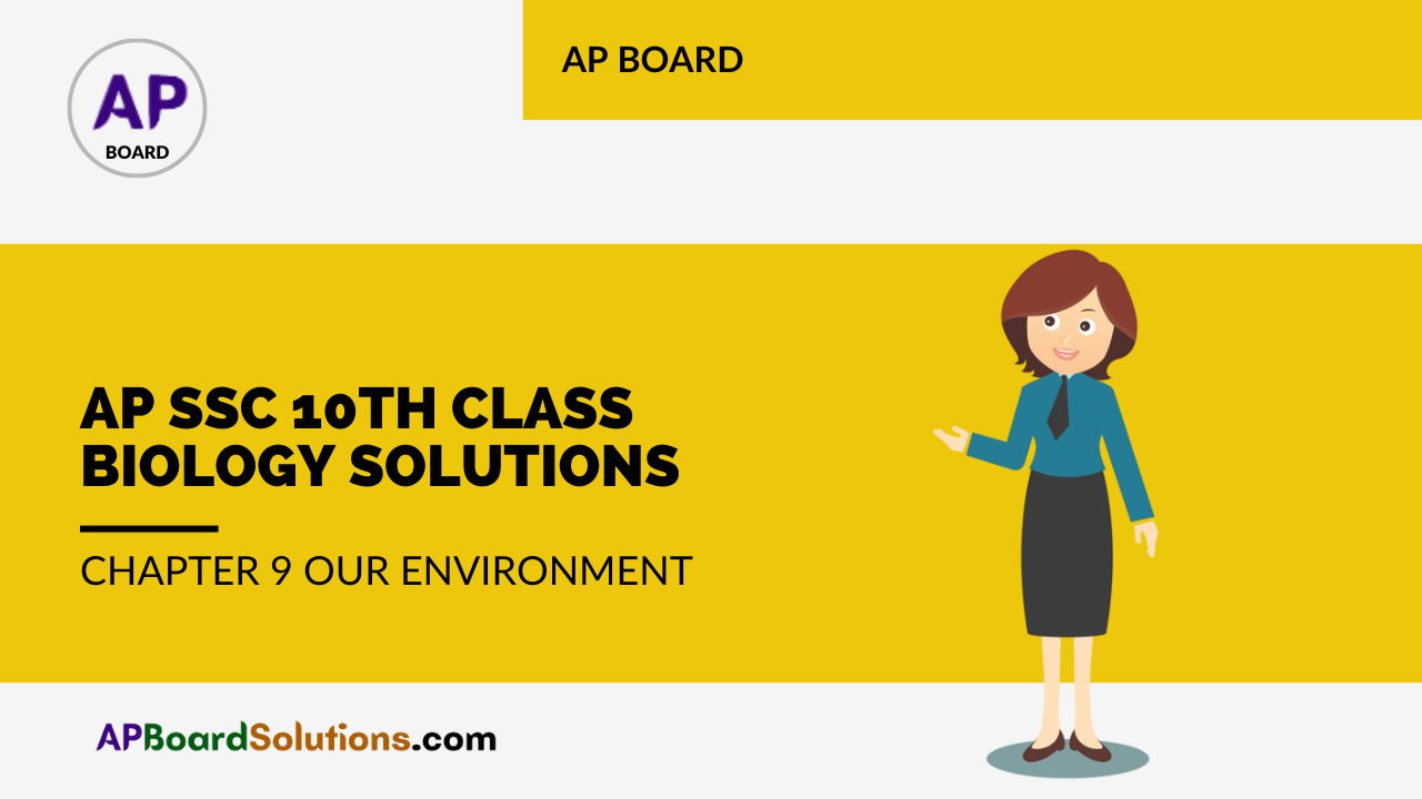 AP SSC 10th Class Biology Solutions Chapter 9 Our Environment
