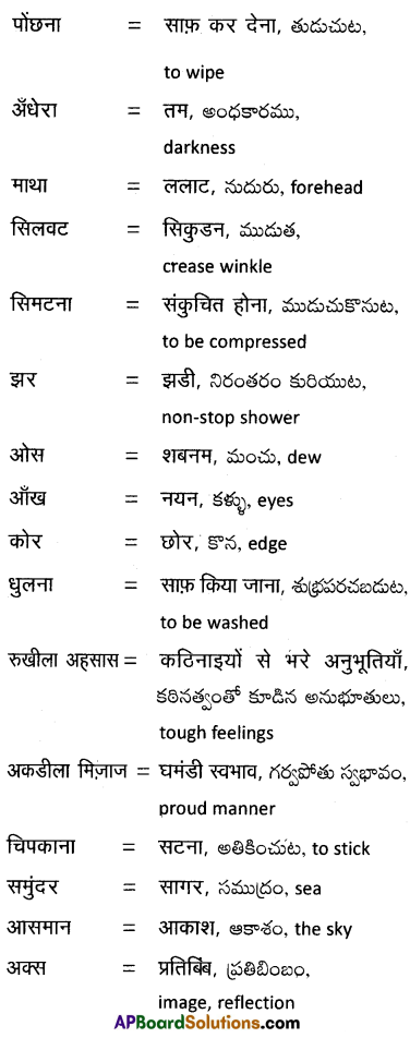 TS 10th Class Hindi Guide 3rd Lesson माँ मुझे आने दे! 5