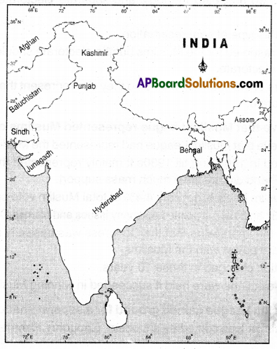 TS 10th Class Social Important Questions 14th Lesson National Movement in India–Partition & Independence 1939-1947 1