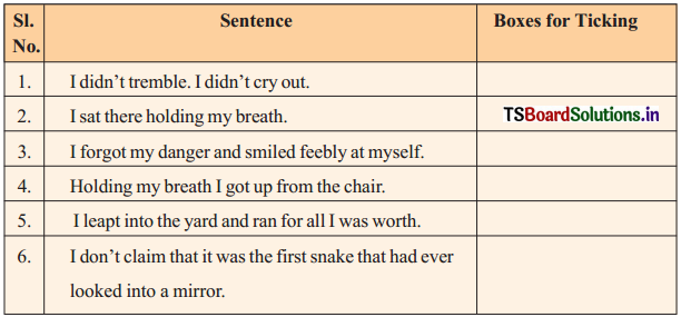 TS 9th Class English Guide Unit 1A The Snake and the Mirror 2