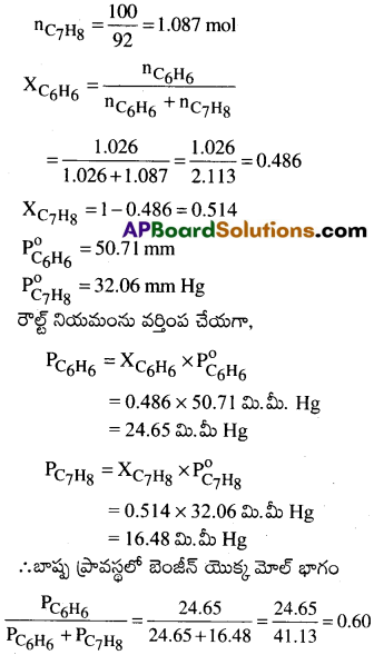 AP Inter 2nd Year Chemistry Important Questions Chapter 2 ద్రావణాలు 42