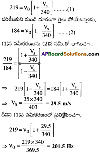 AP Inter 2nd Year Physics Important Questions Chapter 1 తరంగాలు 38