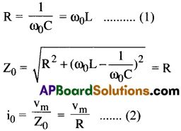 AP Inter 2nd Year Physics Important Questions Chapter 10 ఏకాంతర విద్యుత్ ప్రవాహం 18