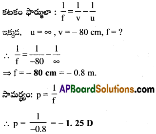 AP Inter 2nd Year Physics Important Questions Chapter 2 కిరణ దృశాశాస్త్రం, దృగ్ సాధనాలు 61