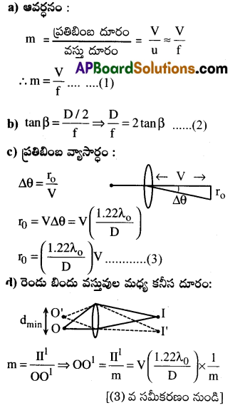 AP Inter 2nd Year Physics Important Questions Chapter 3 తరంగ దృశాశాస్త్రం 16