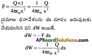 AP Inter 2nd Year Physics Important Questions Chapter 5 స్థిర విద్యుత్ పోటెన్షియల్ – కెపాసిటెన్స్ 3
