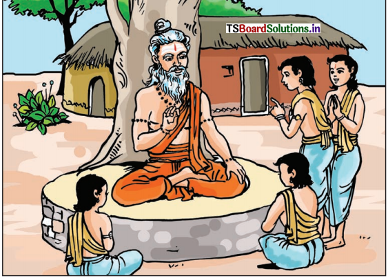 TS 7th Class Telugu Guide 3rd Lesson శతక సుధ 1