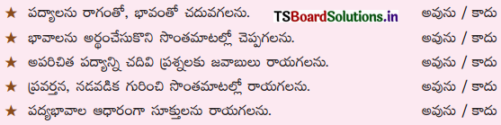 TS 7th Class Telugu Guide 3rd Lesson శతక సుధ 4