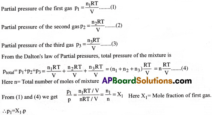 AP Inter 1st Year Chemistry Important Questions Chapter 4 States of Matter Gases and Liquids 30