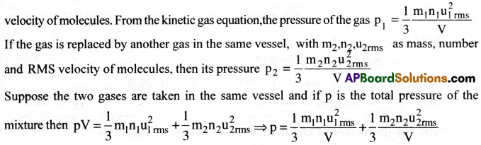 AP Inter 1st Year Chemistry Important Questions Chapter 4 States of Matter Gases and Liquids 32