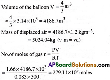 AP Inter 1st Year Chemistry Important Questions Chapter 4 States of Matter Gases and Liquids 55