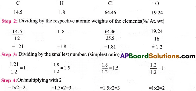 AP Inter 1st Year Chemistry Important Questions Chapter 5 Stoichiometry 11