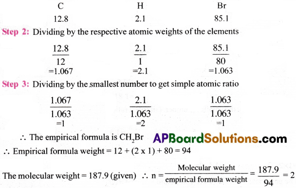 AP Inter 1st Year Chemistry Important Questions Chapter 5 Stoichiometry 13