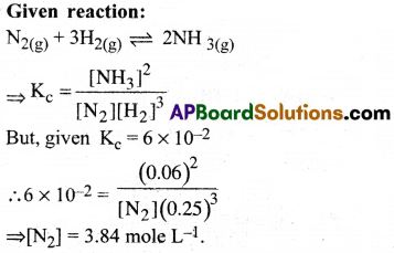 AP Inter 1st Year Chemistry Important Questions Chapter 7 Chemical Equilibrium and Acids-Bases 44