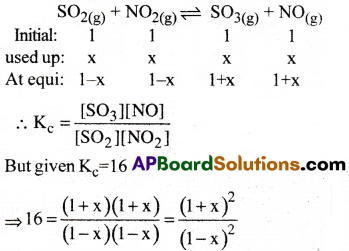 AP Inter 1st Year Chemistry Important Questions Chapter 7 Chemical Equilibrium and Acids-Bases 45
