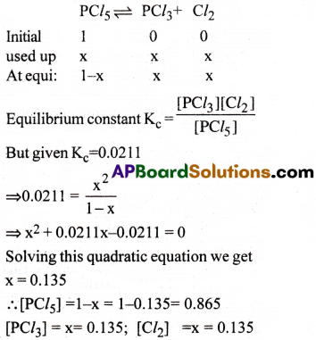 AP Inter 1st Year Chemistry Important Questions Chapter 7 Chemical Equilibrium and Acids-Bases 47