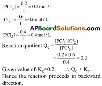 AP Inter 1st Year Chemistry Important Questions Chapter 7 Chemical Equilibrium and Acids-Bases 53