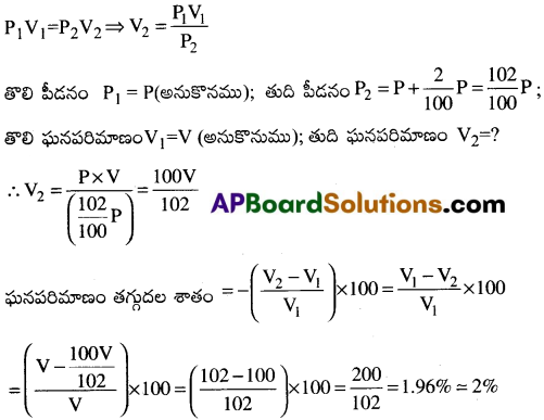 AP Inter 1st Year Physics Important Questions Chapter 14 అణుచలన సిద్ధాంతం 13