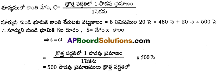 AP Inter 1st Year Physics Important Questions Chapter 2 ప్రమాణాలు, కొలత 9