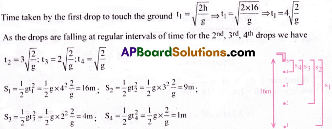 AP Inter 1st Year Physics Important Questions Chapter 3 Motion in a Straight Line 18