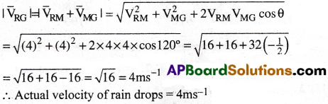 AP Inter 1st Year Physics Important Questions Chapter 4 Motion in a Plane 35