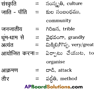 TS 9th Class Hindi Guide उपवाचक 2nd Lesson सम्मक्का-सारक्का जातरा 1