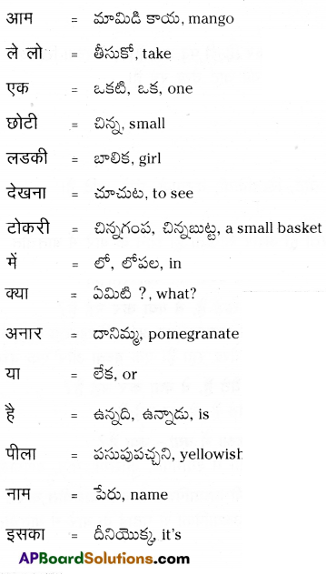 TS 6th Class Hindi Guide 1st Lesson आम ले लो आम! 25