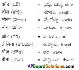 TS 6th Class Hindi Guide 6th Lesson चिड़ियाघर 12