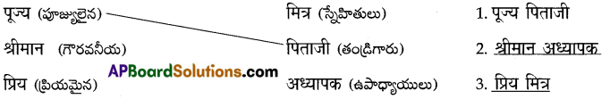 TS 7th Class Hindi Guide 6th Lesson छुट्टी पत्र 4