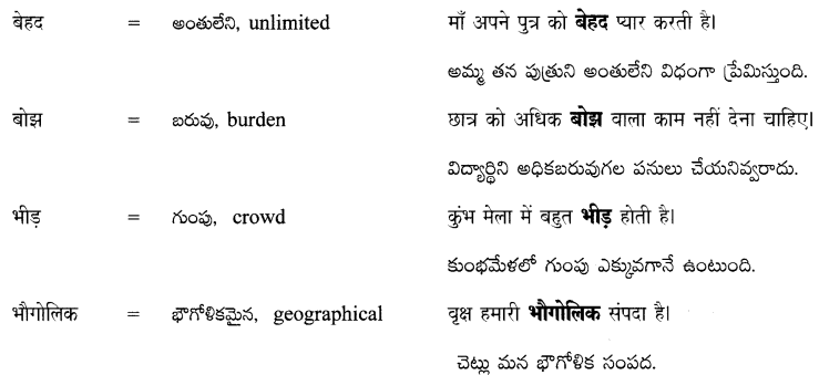 TS 8th Class Hindi रचना शब्दकोश 10