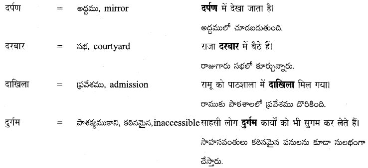 TS 8th Class Hindi रचना शब्दकोश 6