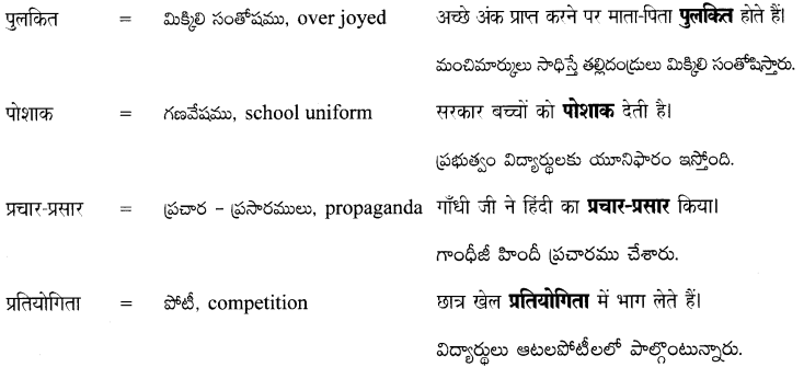 TS 8th Class Hindi रचना शब्दकोश 8